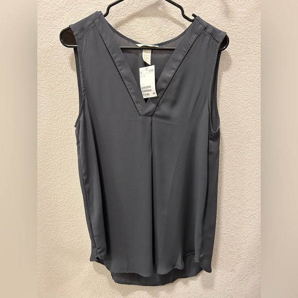 🆕‎ NWT H&M Semi Sheer Tank Top - Picture 1 of 4